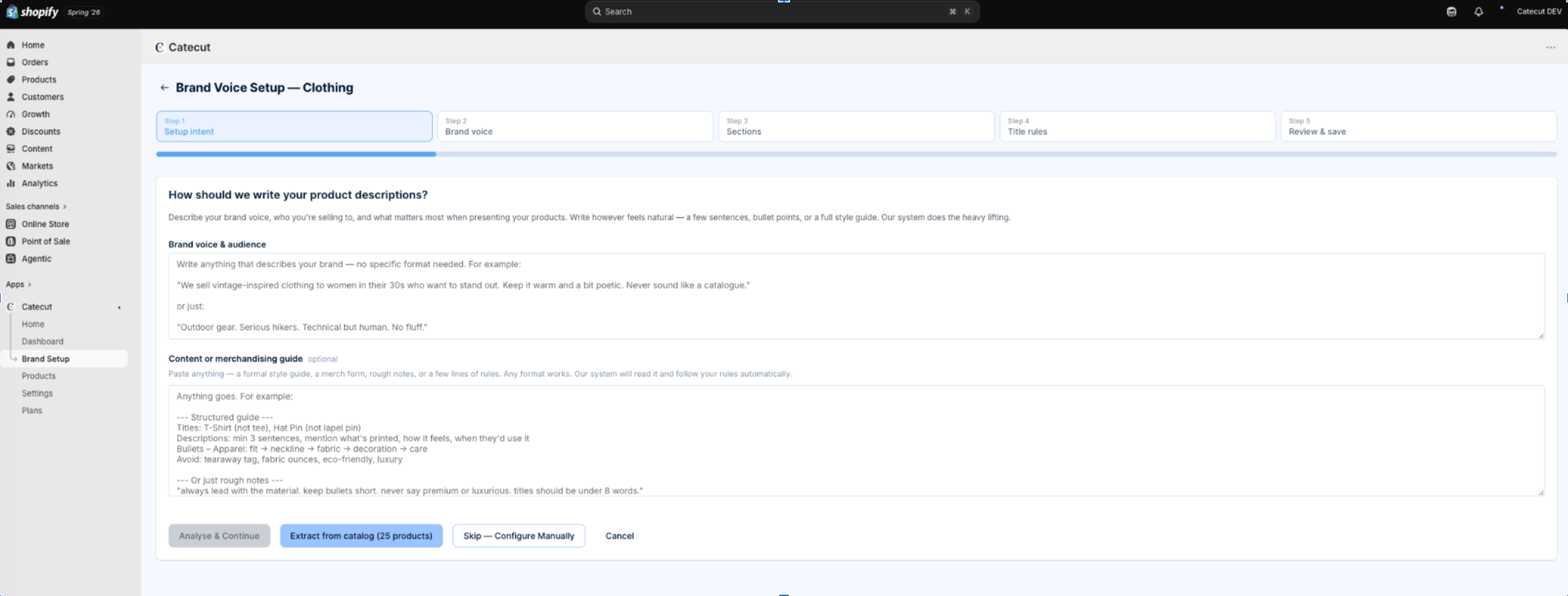 Catecut_Shopify_brand_voice_setup