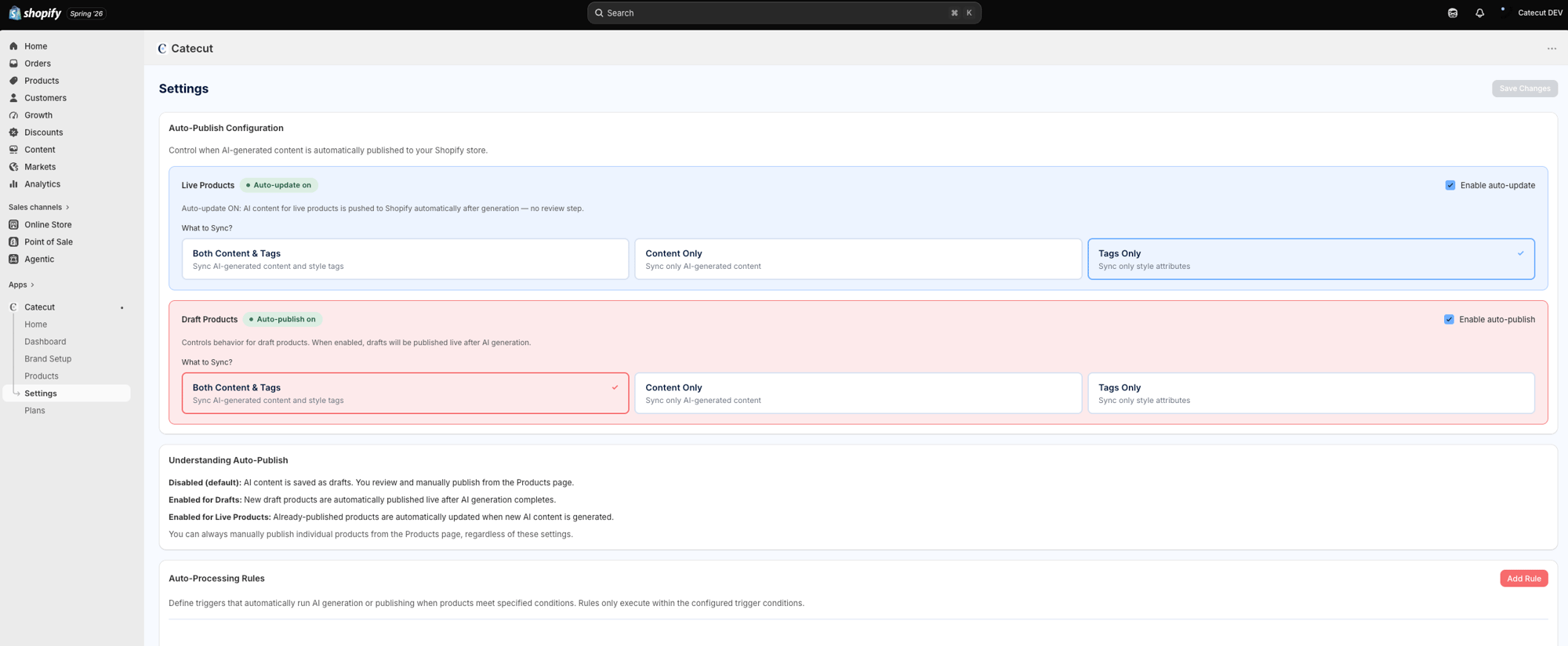 Catecut_shopify_setup_publishing behavior