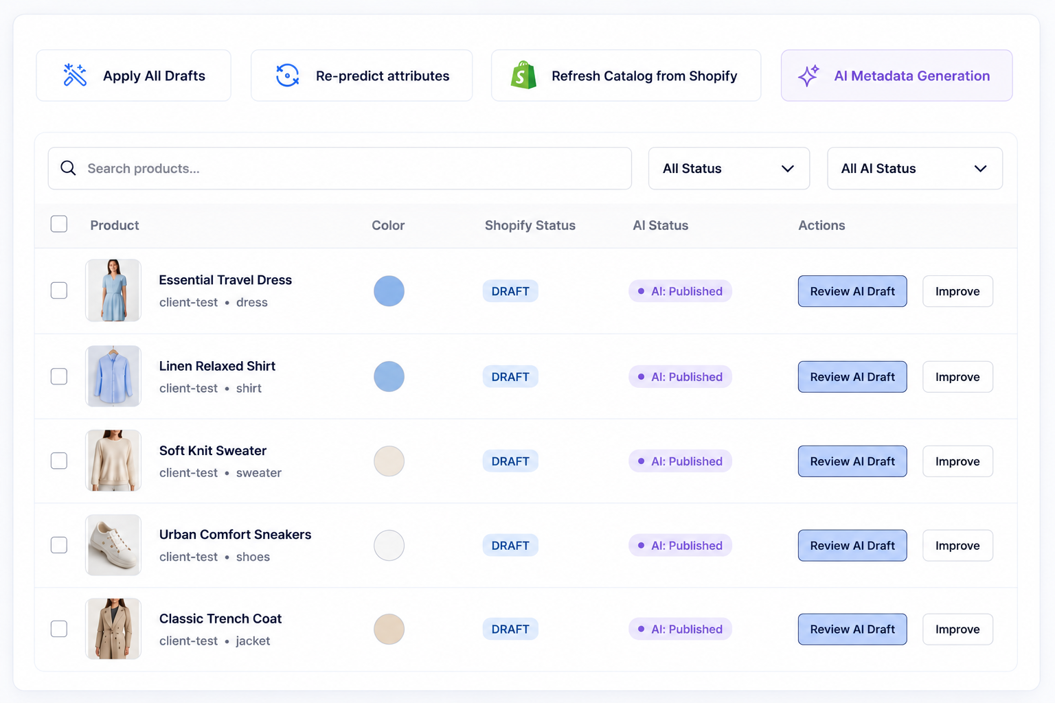 Fashion Product AI Dashboard-1