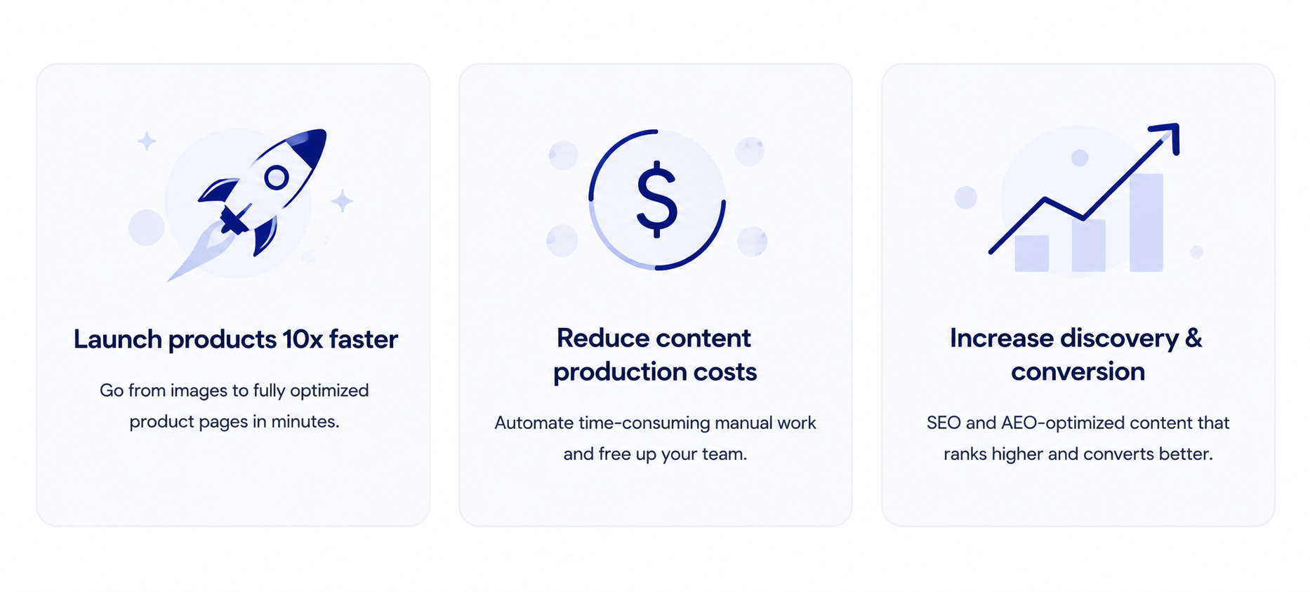 Three-Card Product Growth Banner Three-Card Product Growth Banner